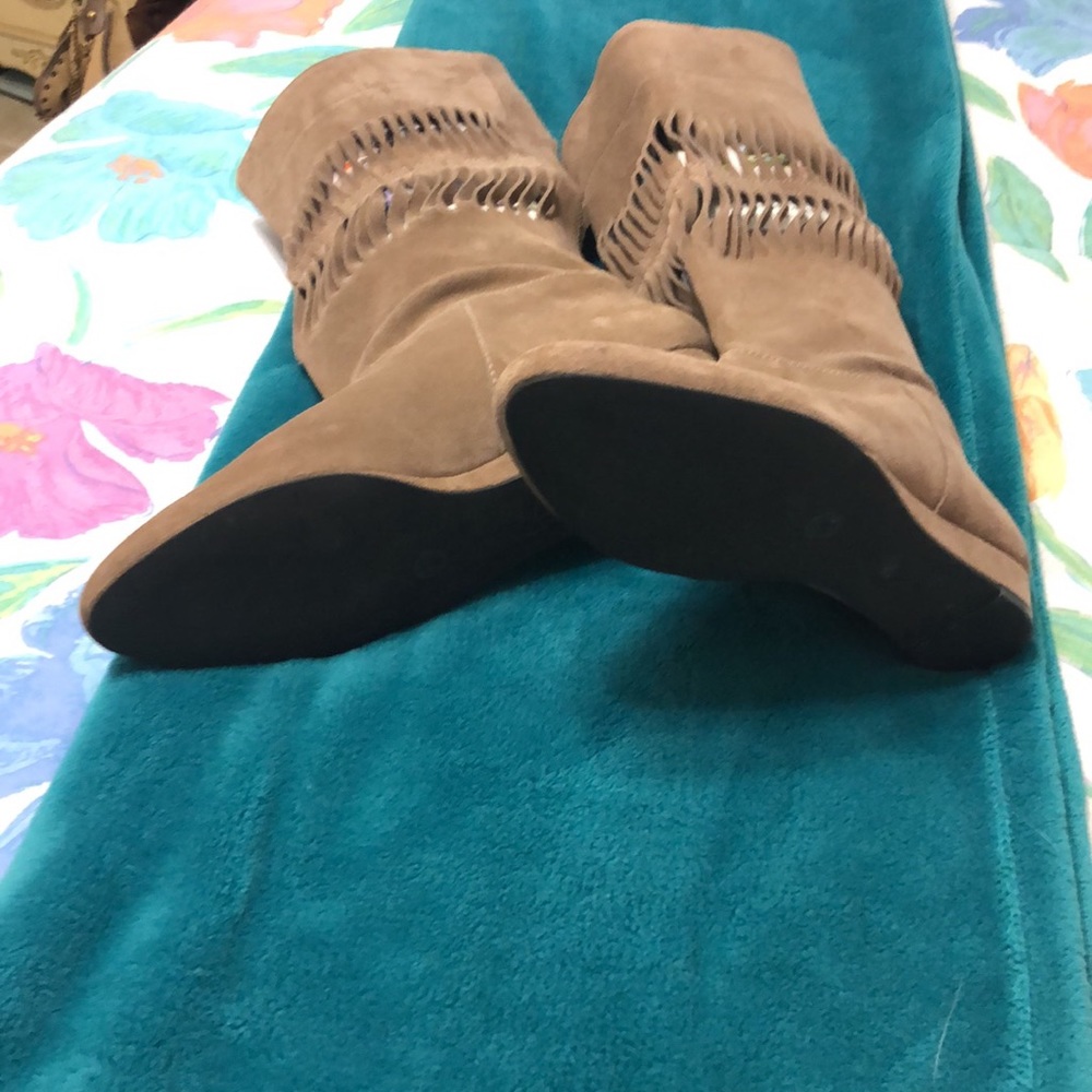 7 for all Mankind suede boots Size 10M